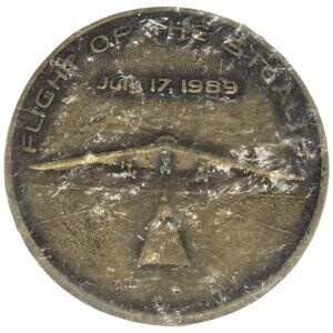 Vintage F-117 Nighthawk Stealth Fighter Tribute Medal July 17 1989 USAF